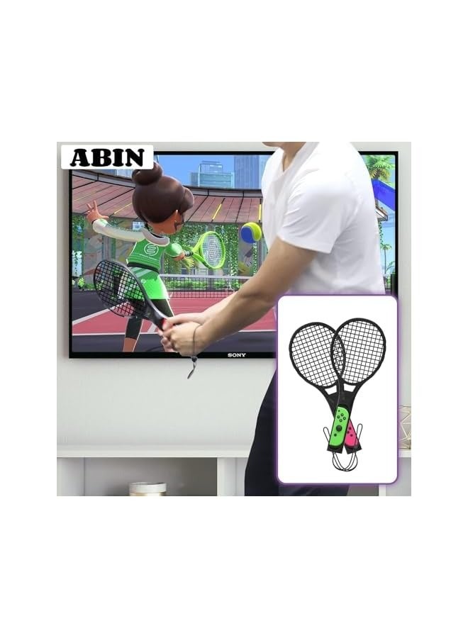 PROMASS Nintendo Switch Sports Accessories12 in 1 Nintendo Sports Accessories Bundle for Switch Sports Games,Family Accessories Kit for Switch/OLED Sports Games:Golf Clubs,Tennis Rackets,Sword Grips - Image 4