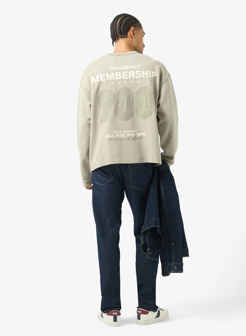 JACK & JONES Graphic Crew Neck Sweatshirt