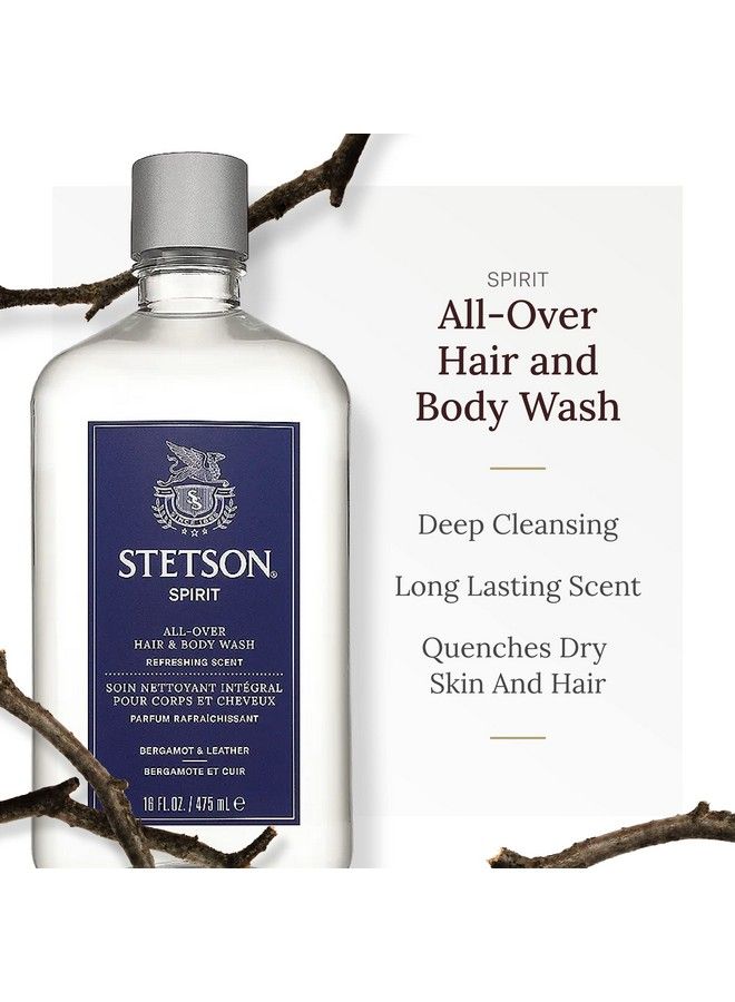SCENT BEAUTY Stetson Spirit All Over Hair & Body Wash 3 Pack - Image 3