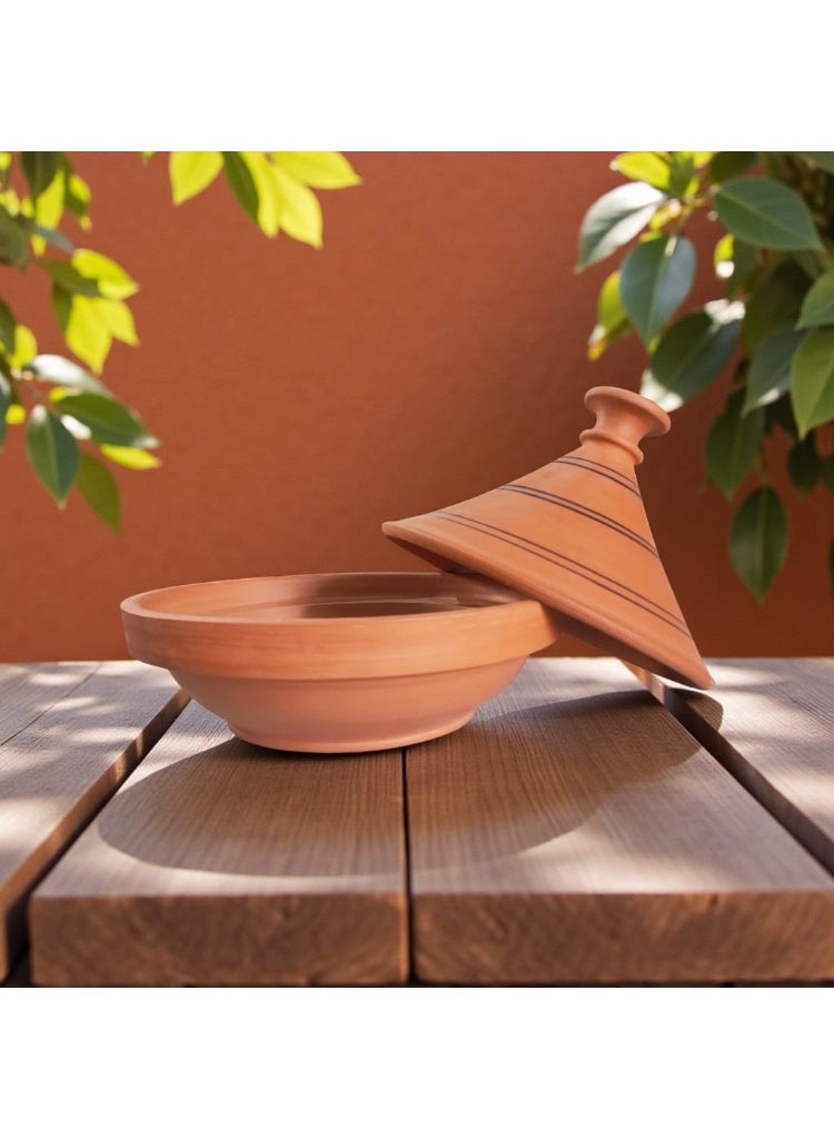 color zone pottery Moroccan-style earthenware and porcelain bowl, 26 cm - Image 2