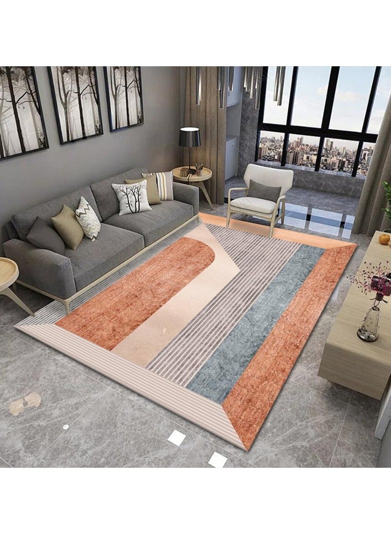 سجادة عصرية بسيطة من سلسلة البرتقال الناعمة والمريحة عالية الجودة