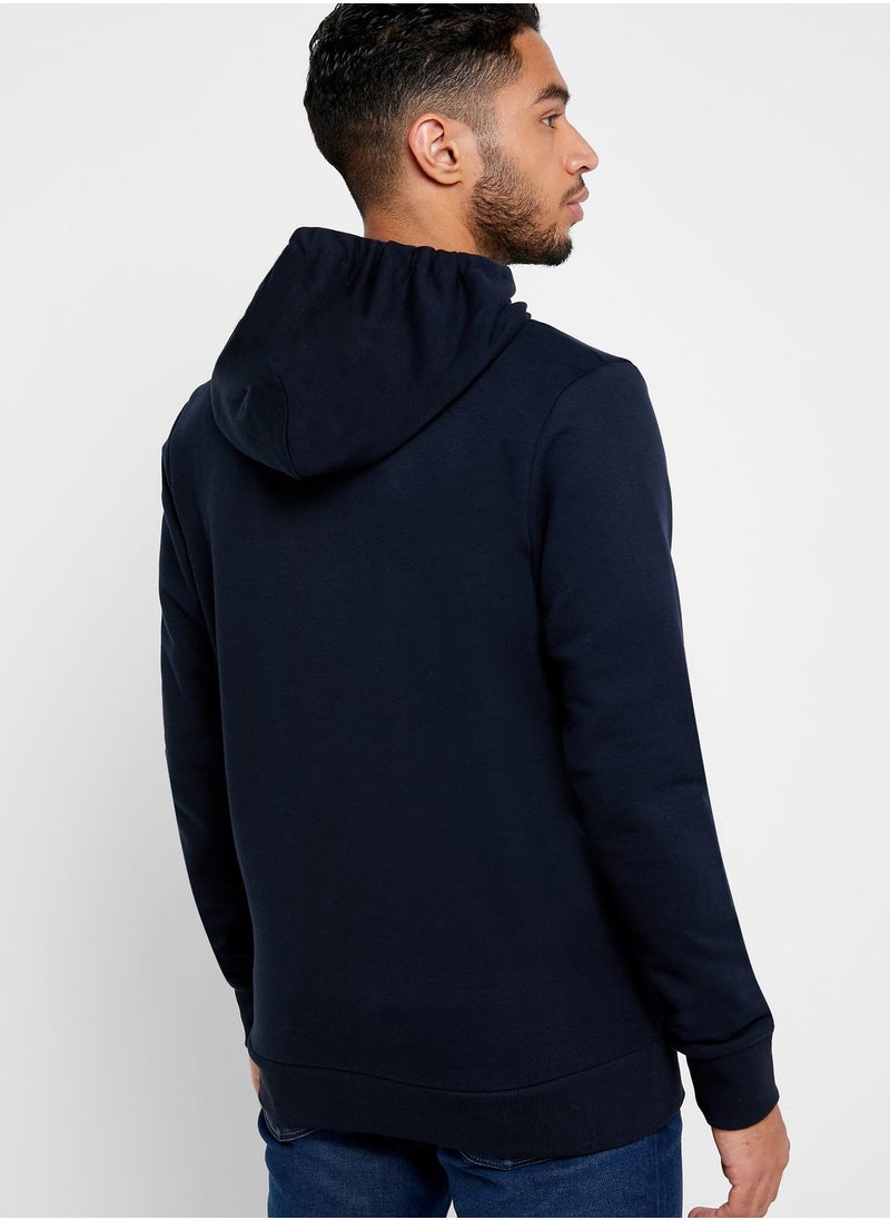 JACK & JONES - Chest Logo Regular Fit Hoodie - Image 1