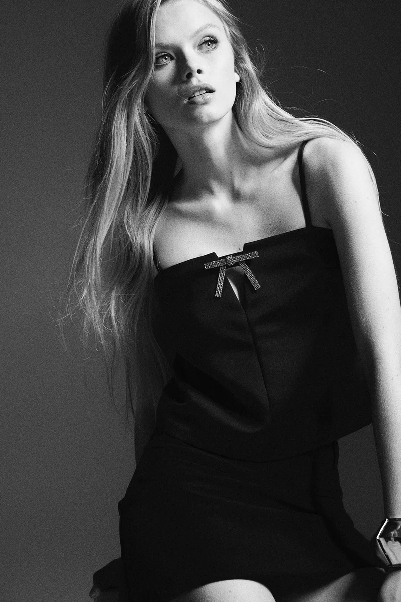 H&M Bow-detail strappy top