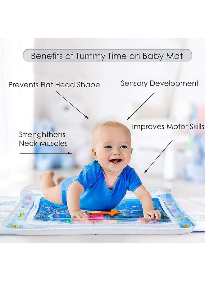 Toyshine Kids Inflatable Tummy Time Premium Water Mat Infants And Toddlers Is The Perfect Fun Time Play Activity Center Your Baby'S Stimulation Growth  - Image 3
