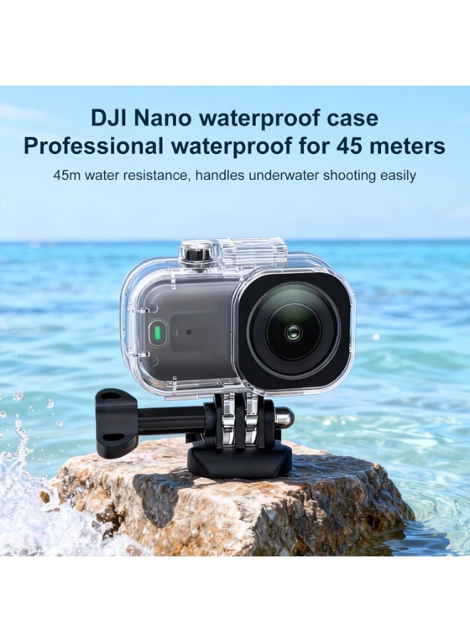 Waterproof Case for DJI Osmo Nano 45M Underwater Protective Case Diving Housing Underwater Housing Shell Protective Cover Accessories for Swimming, Diving, Surfing Photography - Image 5