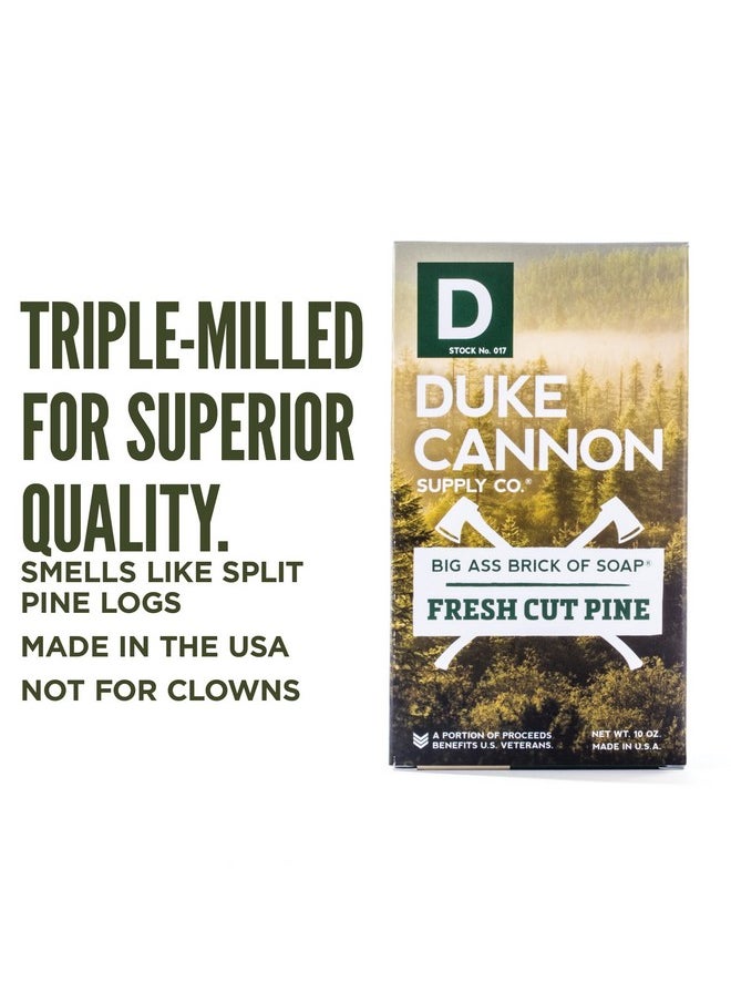 Duke Cannon Supply Co. Duke Cannon "Great American Frontier" Men'S Big Brick Of Soap Set: Fresh Cut Pine Leaf & Leather Campfire  - Image 5