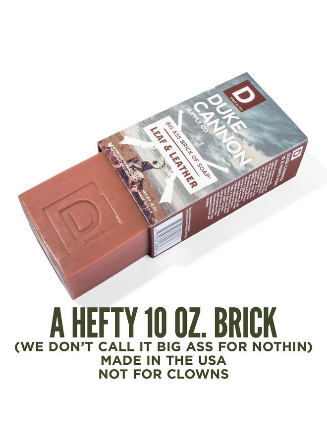 Duke Cannon Supply Co. Duke Cannon "Great American Frontier" Men'S Big Brick Of Soap Set: Fresh Cut Pine Leaf & Leather Campfire  - Image 3