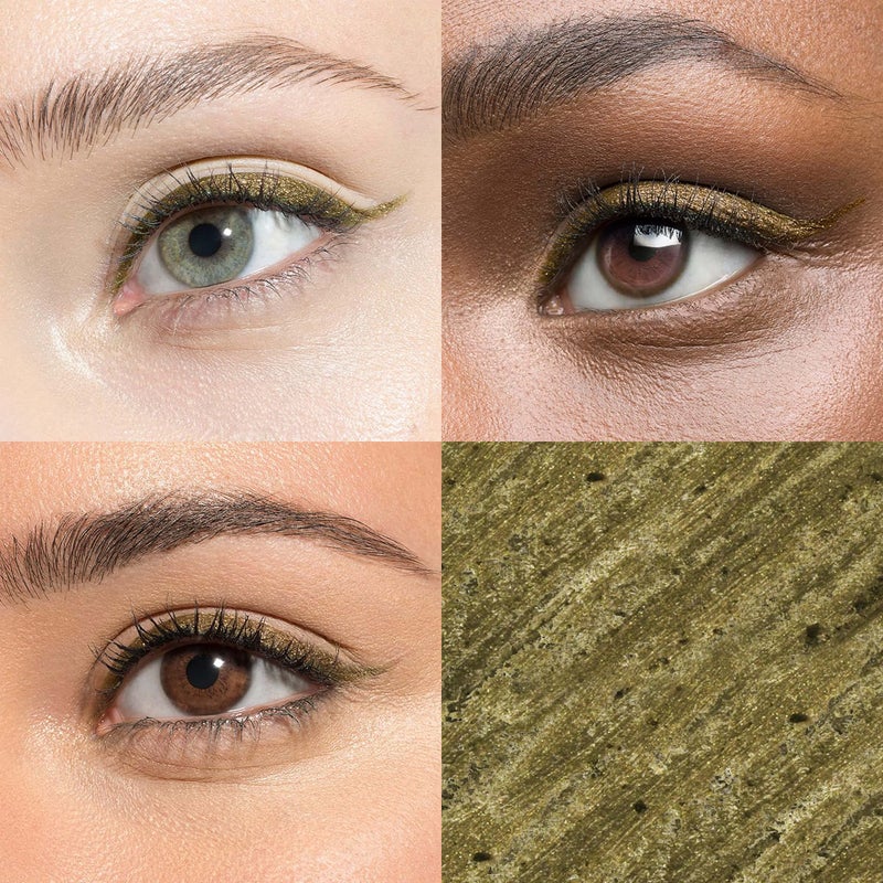 Julep When Pencil Met Gel Sharpenable Multi-Use Longwear Eyeliner Pencil - Golden Olive Shimmer - Transfer-Proof - High Performance Liner - Image 2