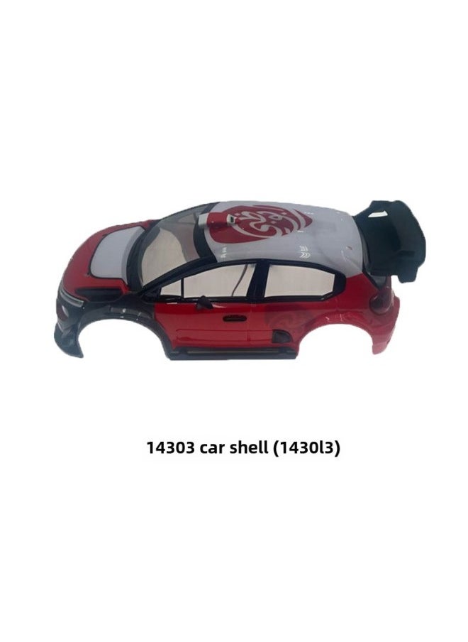 Generic - Meijiaxin Remote Control Car 14301 14302 14303 High-speed Car Upgrade Accessories Chassis Electric Motor Fan-Color:14303 Car Shell (with Light And Sticker) - Image 1