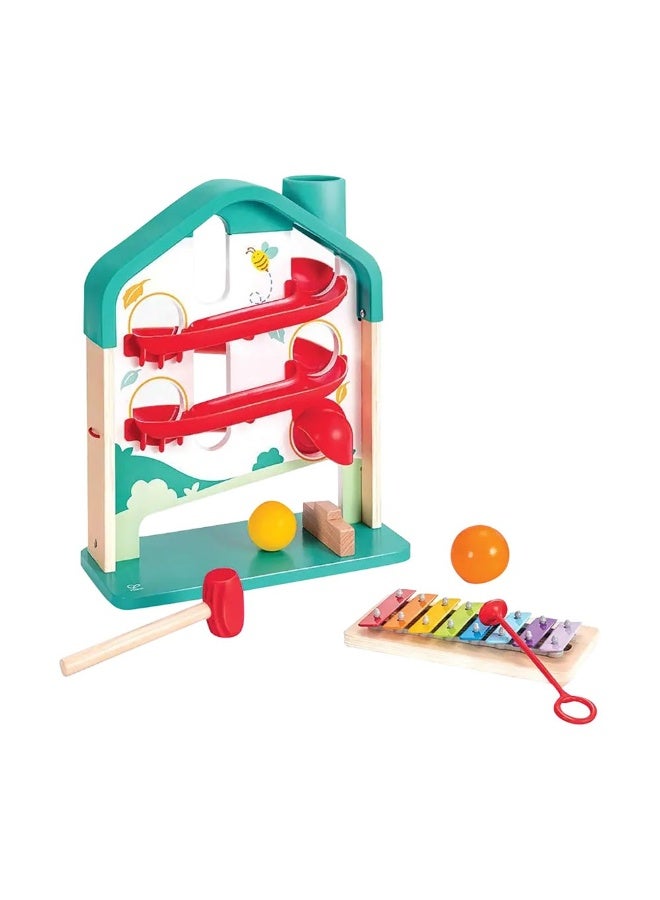 Hape مجموعة ألعاب مسار الكرة قصر لحن هابي - Image 1