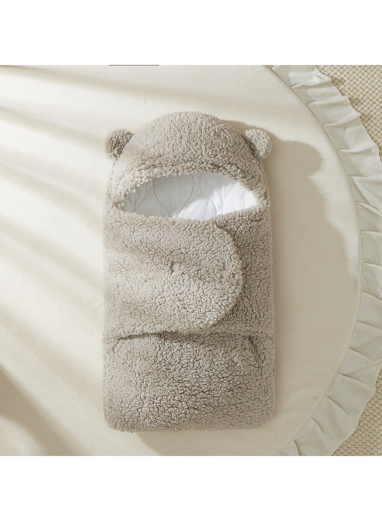 Loquat Baby Autumn And Winter Thickened Anti Startle Jump Swaddling Clothes