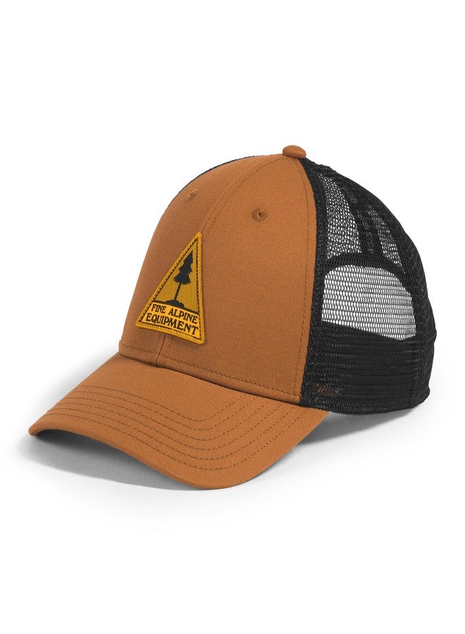 The North Face Graphic Mudder Trucker | Snapback Baseball Cap for Men & Women, Casual Everyday Summer Hat, Burnt Umber/TNF Black, One Size - Image 1