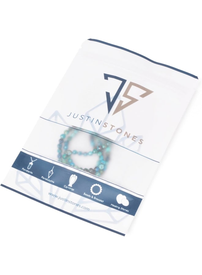 الكريزوكولا الطبيعية 4 مللي متر الخرز المستديرة الأوجه فضفاض الخرز 16 بوصة لصنع المجوهرات الخرز - Image 3