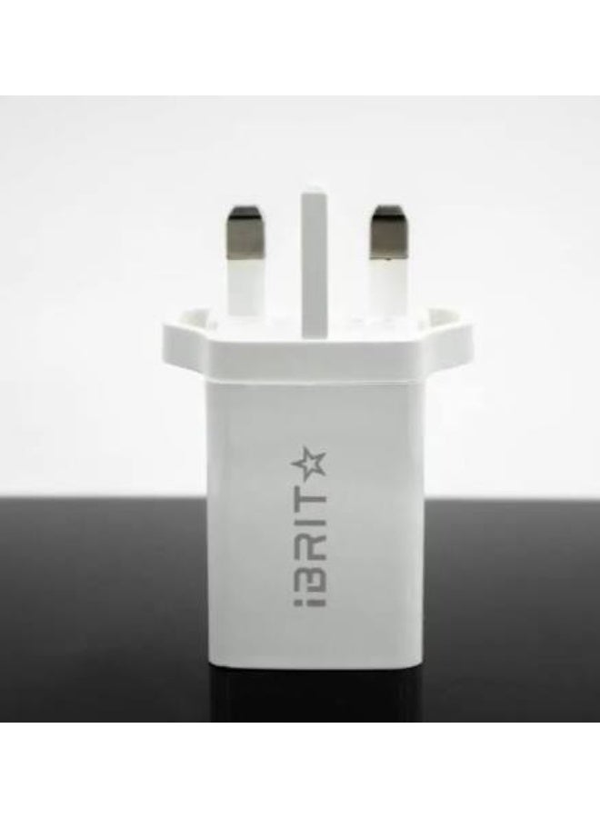 إبريت شاحن حائط iBrit HomeCharge IP20W USB-C بقوة 20 واط بتقنية PD مع قابس بريطاني ثلاثي قياسي - Image 2