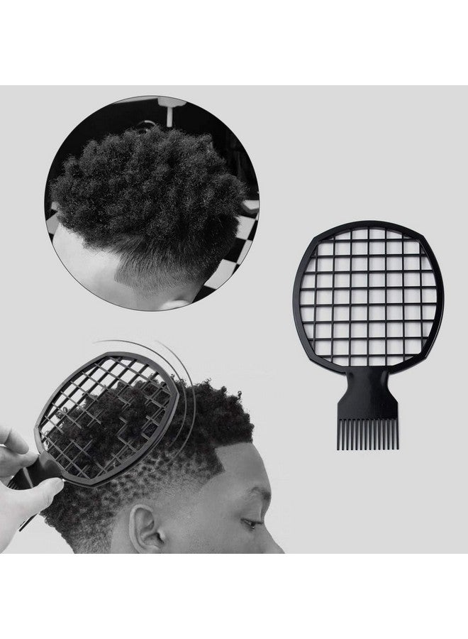 AUEAR Black Plastic Hair Coil Comb Natural Curly Twist Hair Brush (Twist Comb) - Image 4