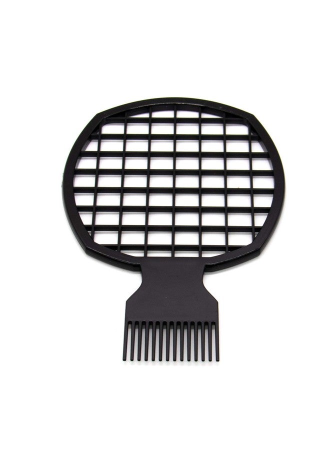 AUEAR Black Plastic Hair Coil Comb Natural Curly Twist Hair Brush (Twist Comb) - Image 1