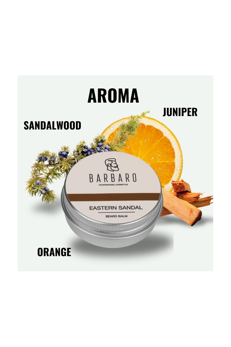 BARBARO Beard balm Barbaro "Eastern sandal", 30 ml.  - Image 4