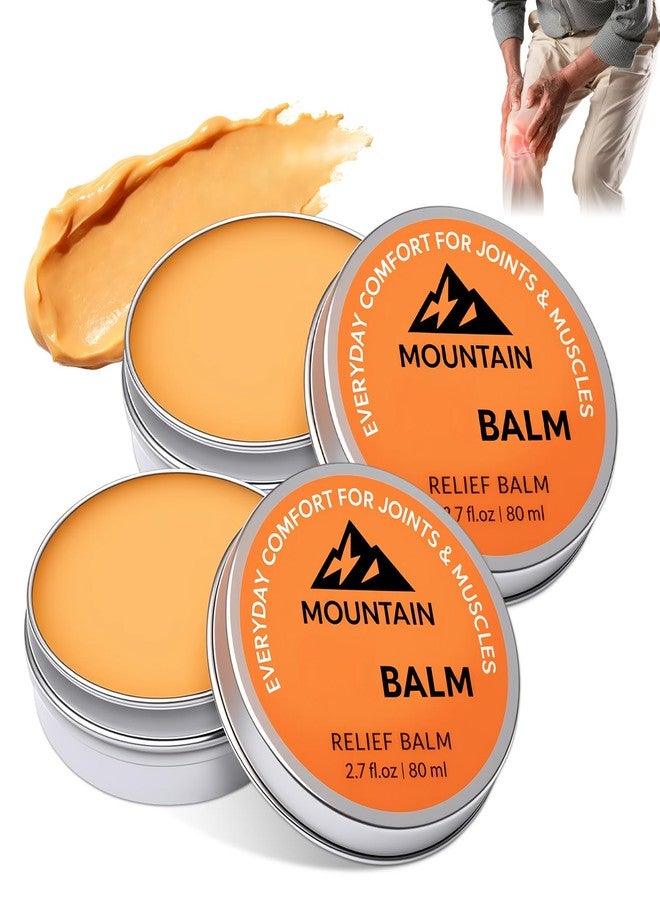 taakcc 2Pcs Mountain 3xBalm,Mountain3x Relief Balm,Natural Joint Care Soothing Massage Cream,Non-Greasy Formula,Fast Absorbing for Women and Men - Image 1