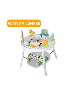 TEKNUM 4-In-1 Activity Jumper Feeding Chair With Musical Piano White  - Image 5