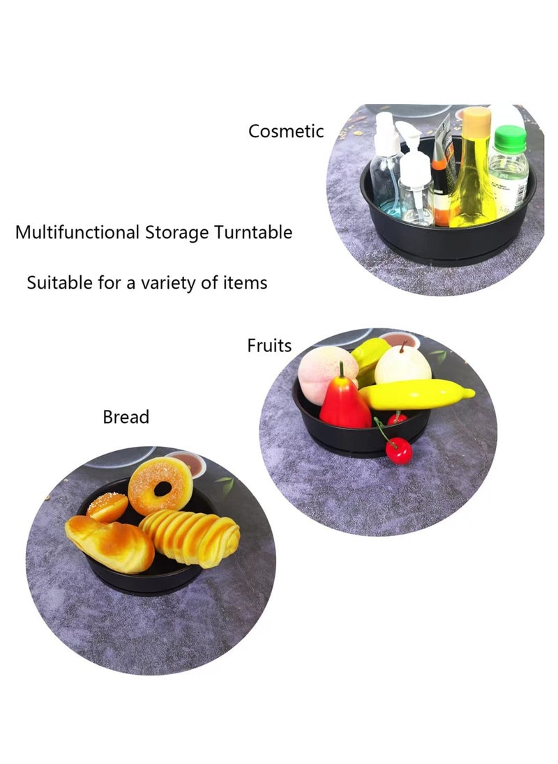 SYOSI - Lazy Susan Turntable, 20cm 360 Degree Rotating Non-Skid Spice Rack Organizer for Kitchen, Table, Fridge and Pantry - Ideal for Seasoning Jars, Fruits, Snacks - Image 1