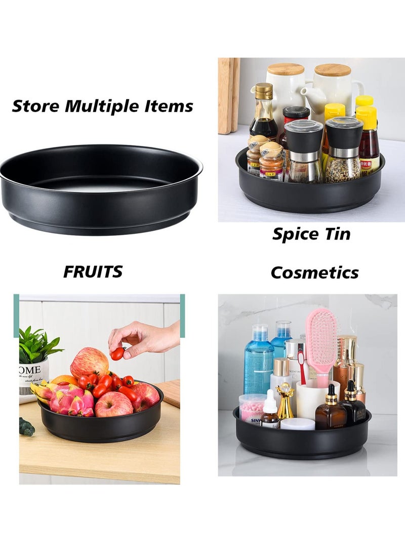 SYOSI - Lazy Susan Turntable, 20cm 360 Degree Rotating Non-Skid Spice Rack Organizer for Kitchen, Table, Fridge and Pantry - Ideal for Seasoning Jars, Fruits, Snacks - Image 1