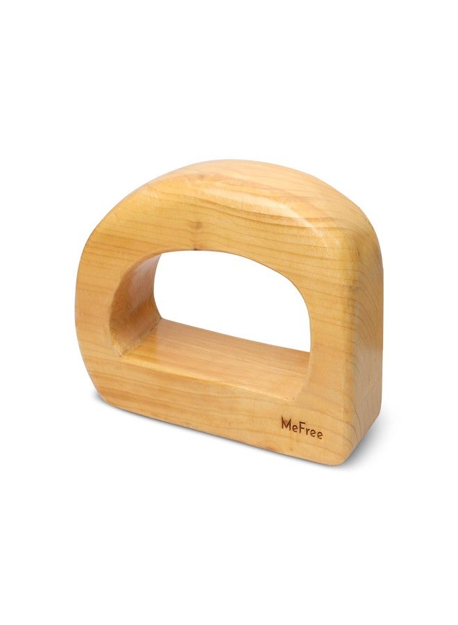 MeFree Wooden Infinity Yoga Blocks Set of 2, Length 26cm, Breadth 15cm, Height 15cm - Image 4