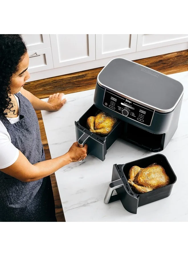 نينجا Ninja Foodi Max Dual Zone Air Fryer 2470W Black, 9.5L, AF400ME