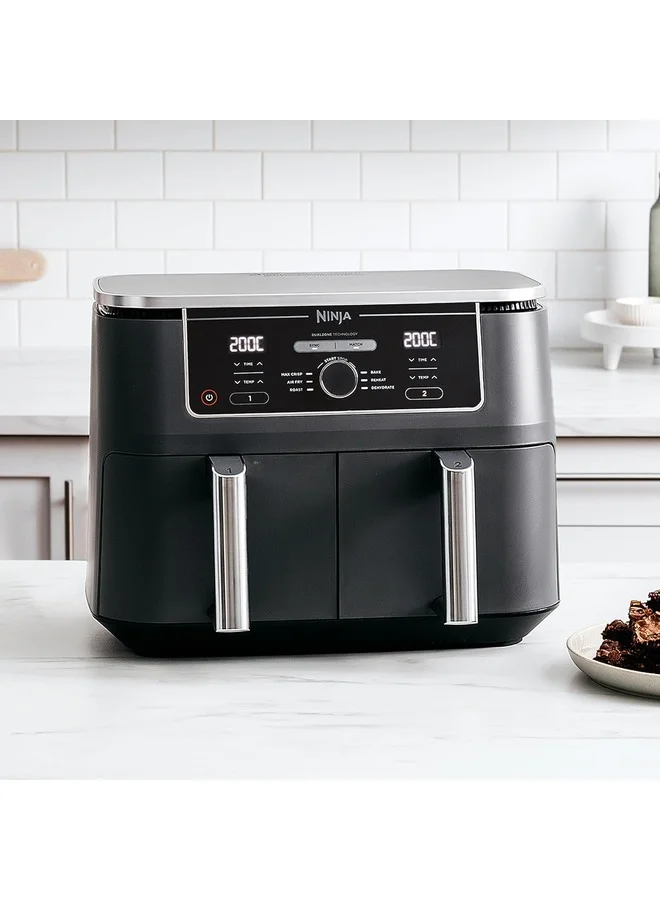 نينجا Ninja Foodi Max Dual Zone Air Fryer 2470W Black, 9.5L, AF400ME