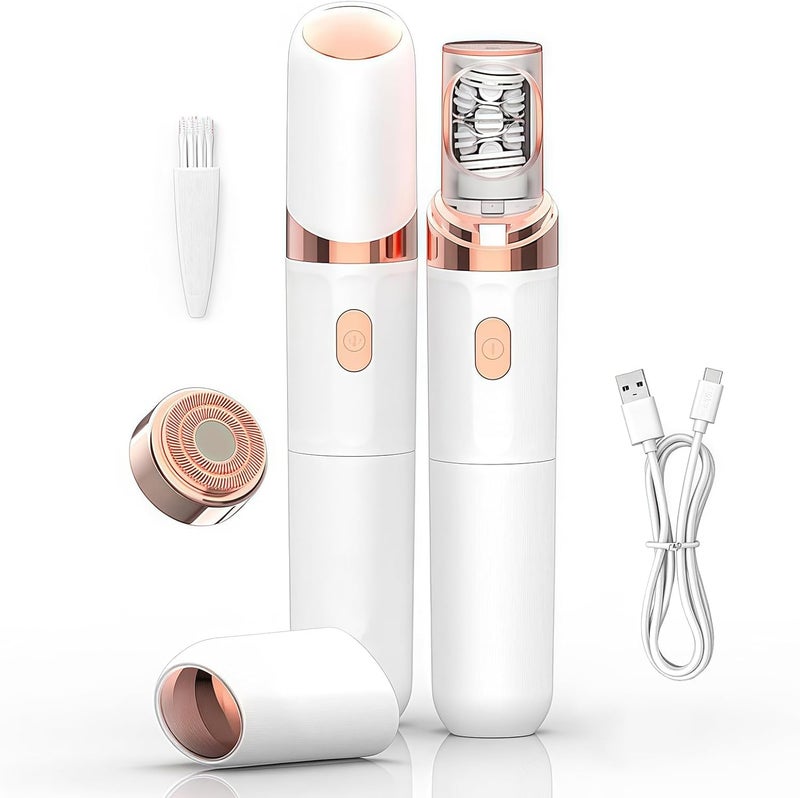 LYAROMIS Women Face Epilator,2-in-1 Gentle Root Removal for Coarse & Fine Hair,Upgrades Rechargeable Electric Hair Removal Device,Chin,Neck,Leg,Arms and Cheeks - Image 1