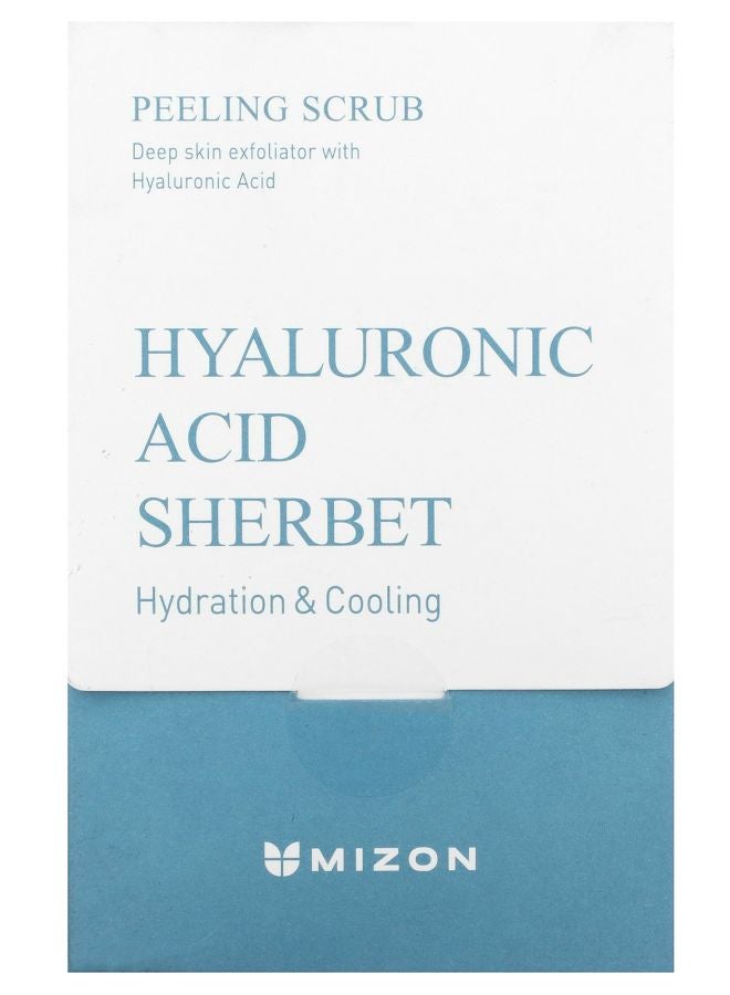 Peeling Scrub Hyaluronic Acid Sherbet 40 Packets (7.0 oz) each
