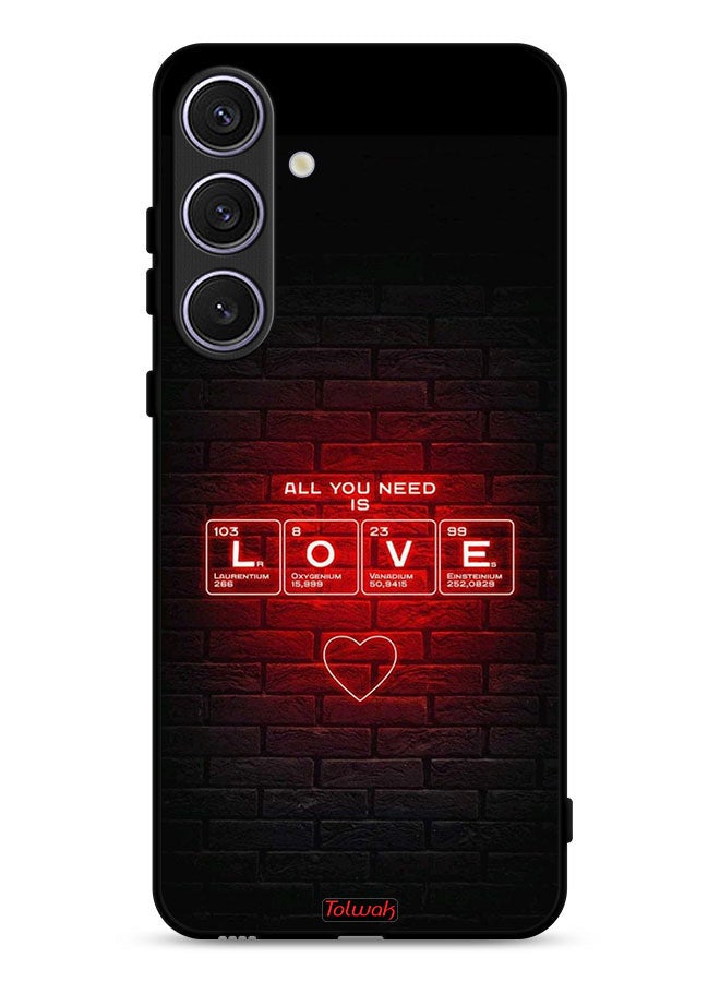 Tolwak Samsung Galaxy S25 FE Protective Case Cover All You Need Is Love - Image 1
