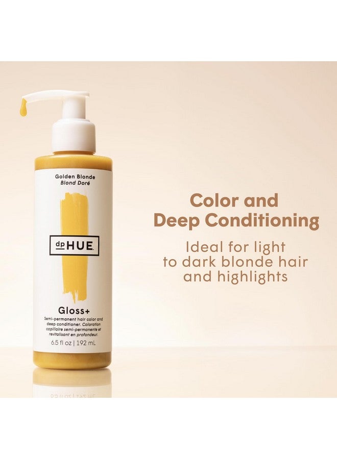 dpHUE Gloss+, Golden Blonde - Conditioning Semi-Permanent Hair Gloss - For Light Blondes with Golden Tones - No Mix Deposit - Lasts Up to Eight Washes - Vegan, Leaping Bunny Certified - 6.5 oz - Image 2