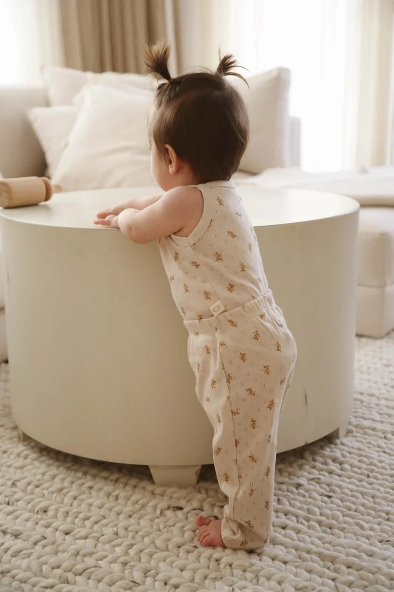Ohlala Koala Pear Printed Baby Rope Suspender - Tights Set