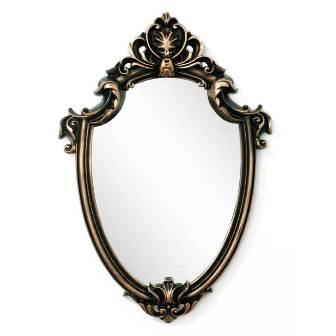 165 X 115INCH VINTAGE MIRROR ANTIQUE MIRROR DECORATIVE WALL MIRROR SHIELD SHAPE VINTAGE GOLD