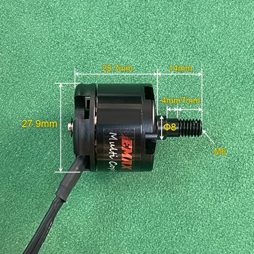 HAWK'S WORK Brushless Motor 2213 935KV, 2-4S Motor for RC Plane Multi Copter DIY Done 450 F550 S500 S550 X525 DJI Phantom Quadcopter (Emax MT2213 CCW*1) - Image 2