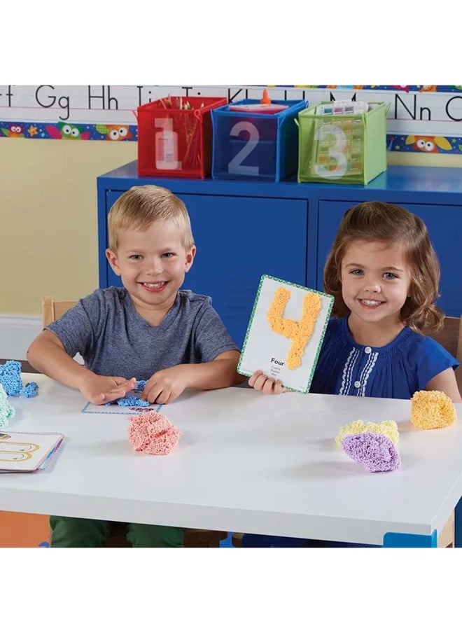 Learning Resources Educational Insights Playfoam Shape & Learn 26 Letter Alphabet Set with Assorted Colors and Flash Card Set, Sensory Toy for Preschoolers Learn to Write, Kids, Boys & Girls, Ages 3+  - Image 5