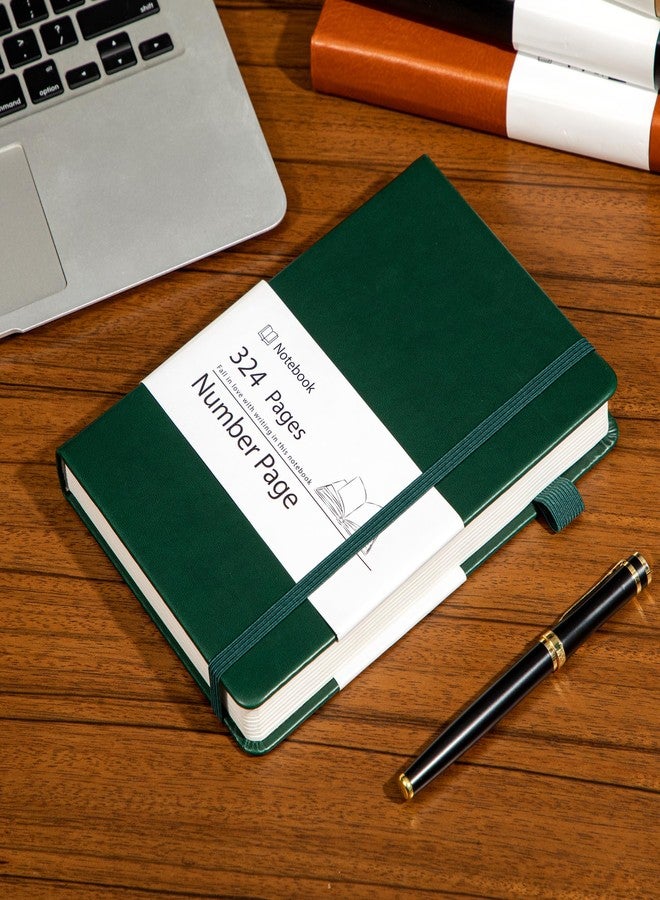 Yoment Lined Journal Notebook 324 Pages Leather Journals for Writing A5 Hardcover Journaling Notebooks for Women Men 100 GSM Thick College Ruled Notebooks for Work School Note Taking, Green - Image 4