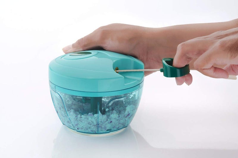GRAZIA Plastic Handy Dori Chopper with 3 Blades- DORI MANUAL VEGETABLE CHOPPER - Pack of 1 - Image 2