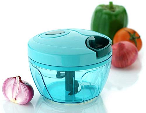 GRAZIA Plastic Handy Dori Chopper with 3 Blades- DORI MANUAL VEGETABLE CHOPPER - Pack of 1 - Image 1