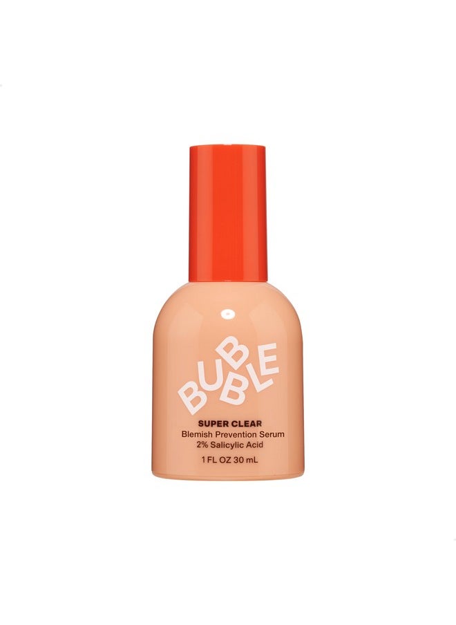 Bubble - Skincare Super Clear 2% Salicylic Acid Skin Care Serum Skinsoothing Salicylic Acid Serum Enriched With Willow Bark Extract Colloidal Oatmeal & Antioxidantrich Neem Seed Oil (30Ml) - Image 1