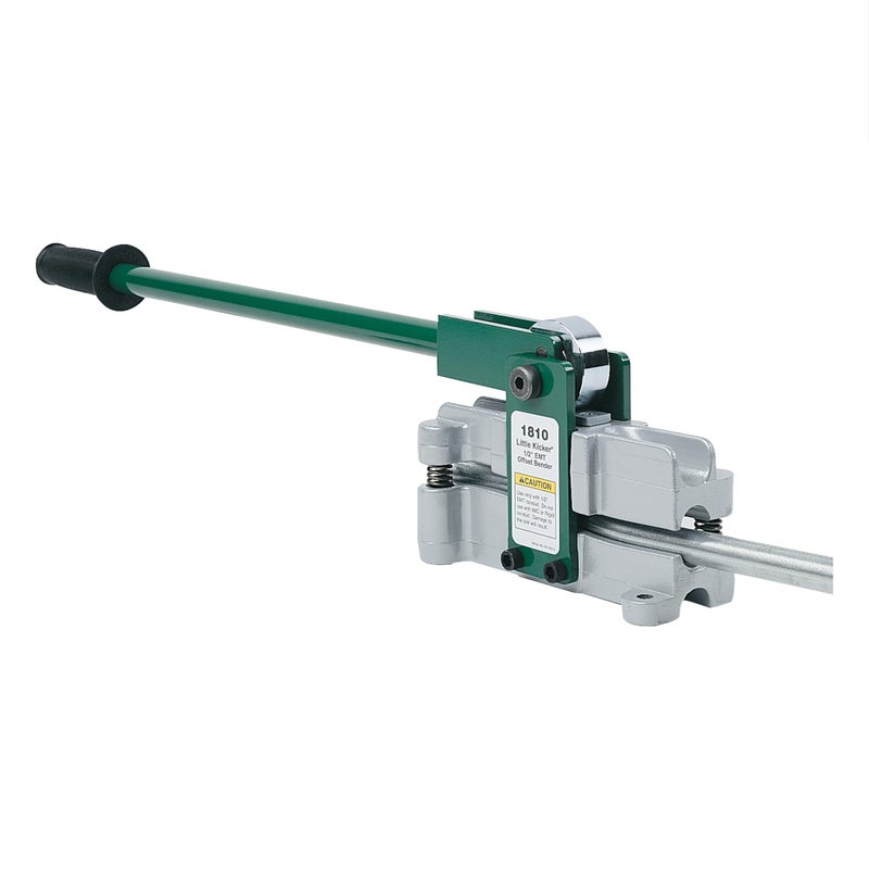 Greenlee 1810 Little Kicker Offset Hand Bender for 12 EMT Conduit SilverGreen - Image 2