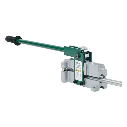 Greenlee 1810 Little Kicker Offset Hand Bender for 12 EMT Conduit SilverGreen - Image 1
