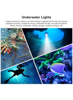 General Diving Light Magnetic Switch Aviation Aluminum 4 Level Conservative Diving Brightness Underwater Auxiliary Light  - Image 5