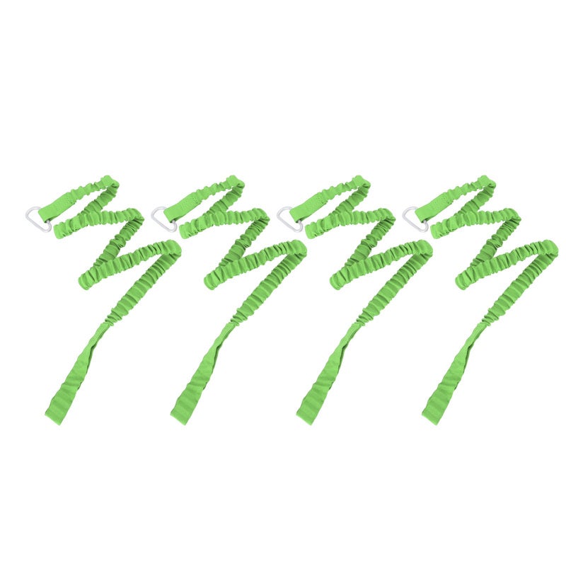 Kayak Paddle Rope: Green Nylon Material - Super Elastic Coiled Lanyard for Kayak Paddling Fishing Surfing Outdoor Enthusiasts - Image 4