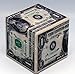 Dollar Bill Speed Cube 3x3 Gift Unique US Currency Puzzle Cube for Teens Adults Smooth Turning Brain Teaser Collectible Magic Cube Office Desk Toy - Image 2