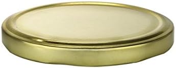 Nakpunar 24 pcs 110TW Gold Lids BPA Free Plastisol Lined  110mm Lug Lids for Glass Jars Canning Preserving 1102070 Only this size lid comes with 8 Lugs Made in the USA - Image 1
