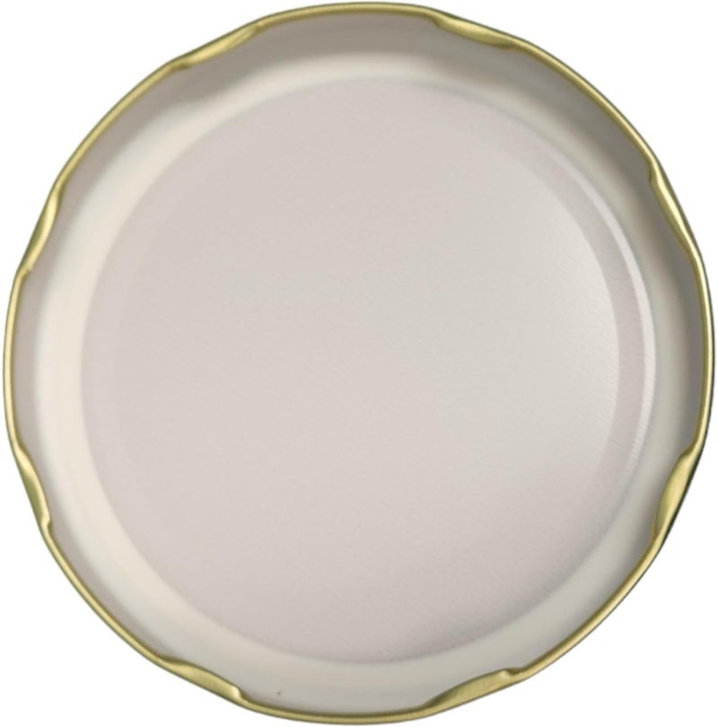 Nakpunar 24 pcs 110TW Gold Lids BPA Free Plastisol Lined  110mm Lug Lids for Glass Jars Canning Preserving 1102070 Only this size lid comes with 8 Lugs Made in the USA - Image 4