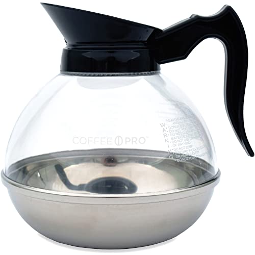 CoffeePro Original Gourmet CPU12 Unbreakable Decanter, Regular, 12 Cup, 8-Inch x10-Inch x10-Inch, BK Handle (CFPCPU12) - Image 4