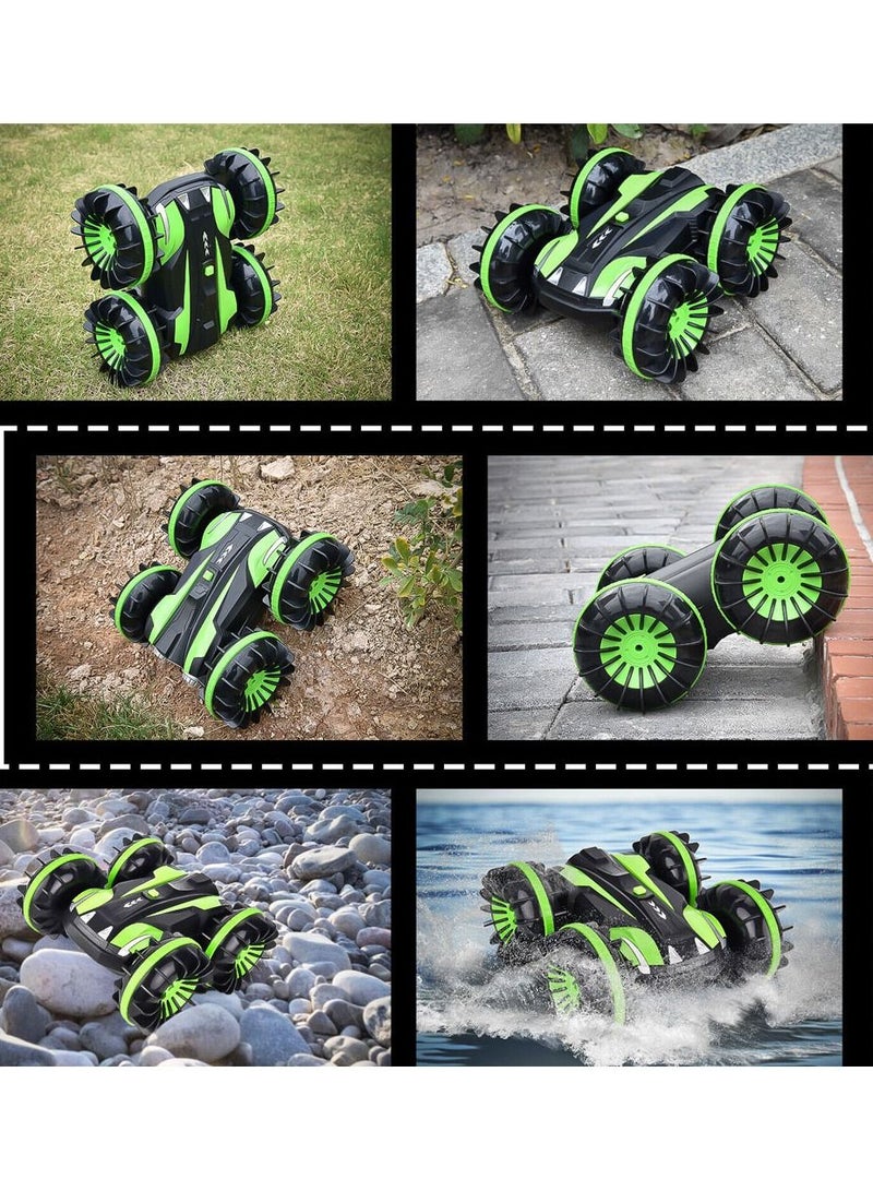 MARGOUN سيارة تحكم عن بعد قارب شاحنة سيارة RC للأطفال خضراء - Image 4