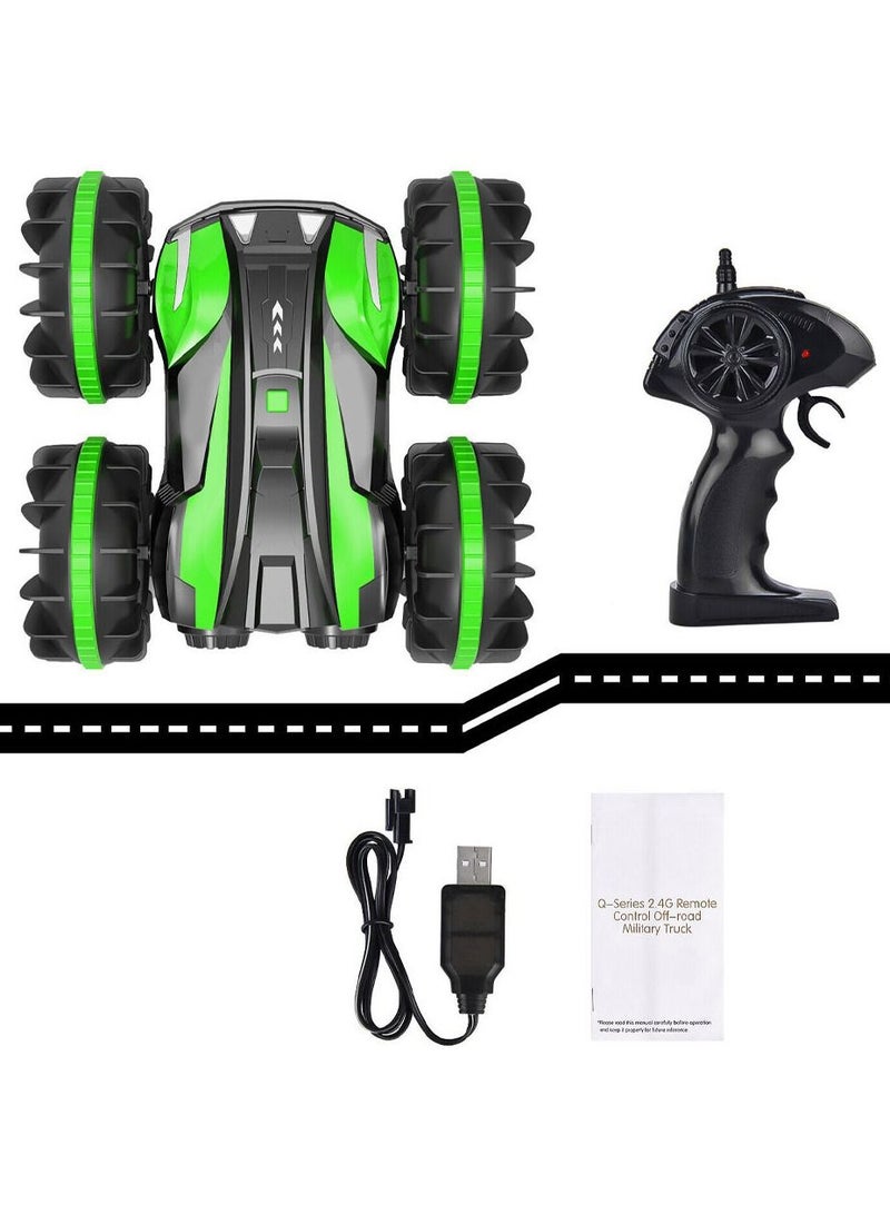 MARGOUN سيارة تحكم عن بعد قارب شاحنة سيارة RC للأطفال خضراء - Image 3